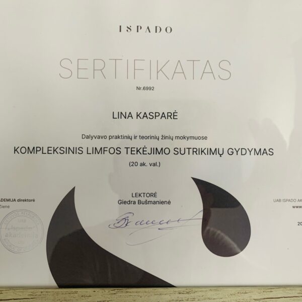 Limfodrenažiniai masažai Šiauliuose