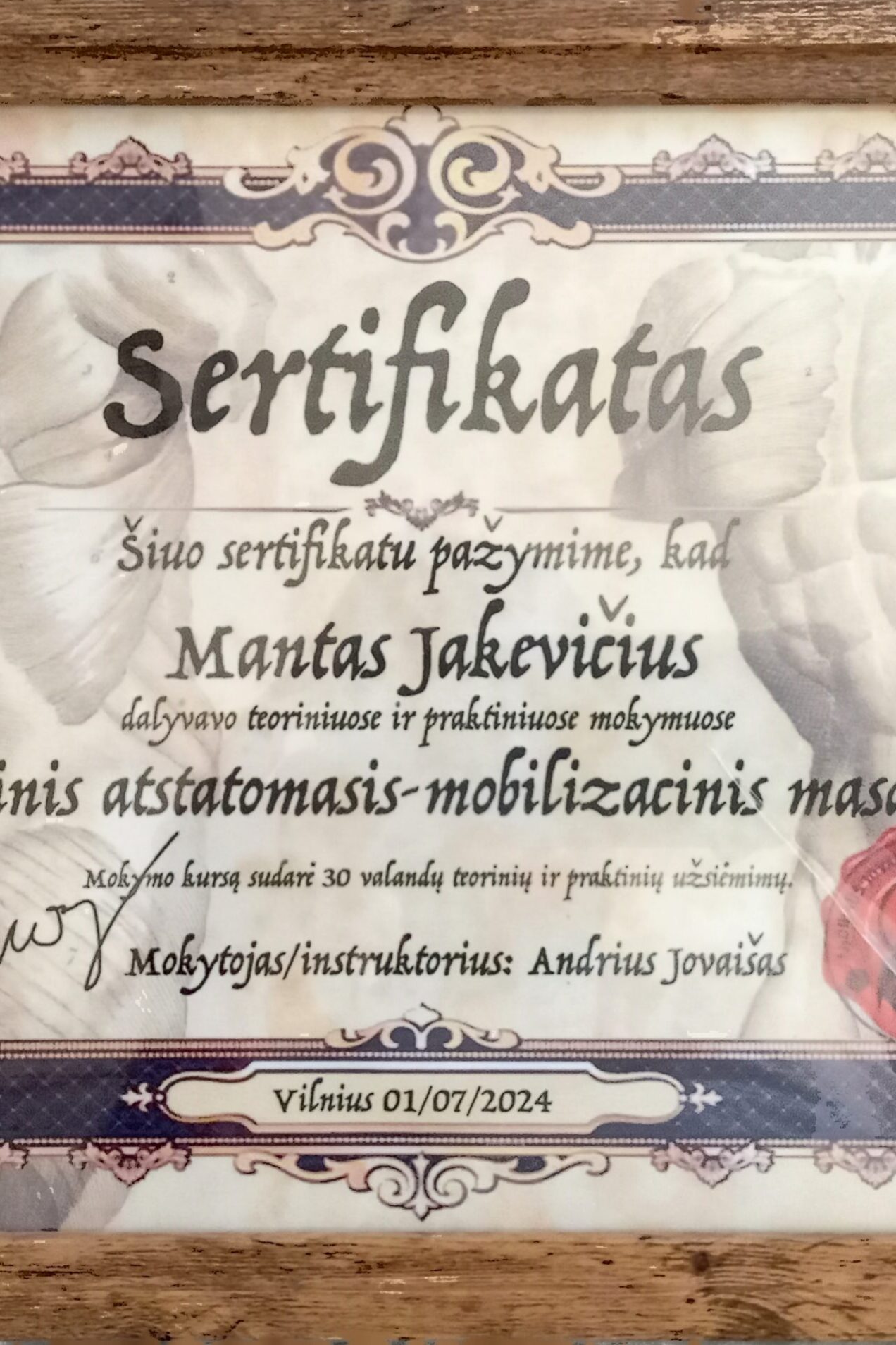 Apie mus 11 Sportinio masažo mokymai Andrius Jovaišas