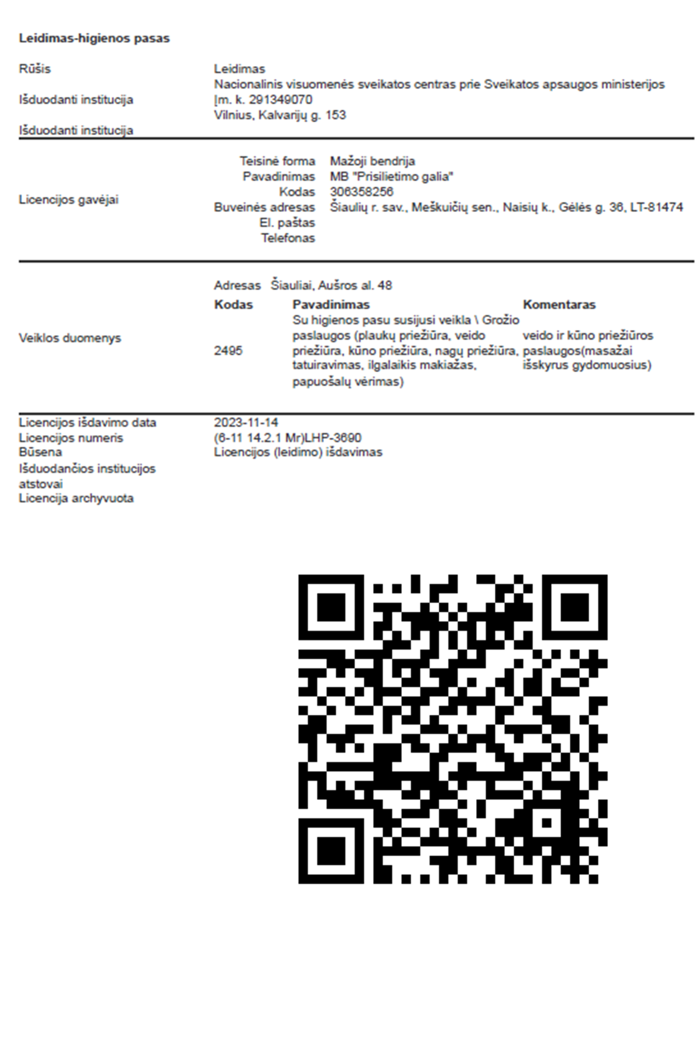 Apie mus 17 Masažų kabinetas Šiauliuose