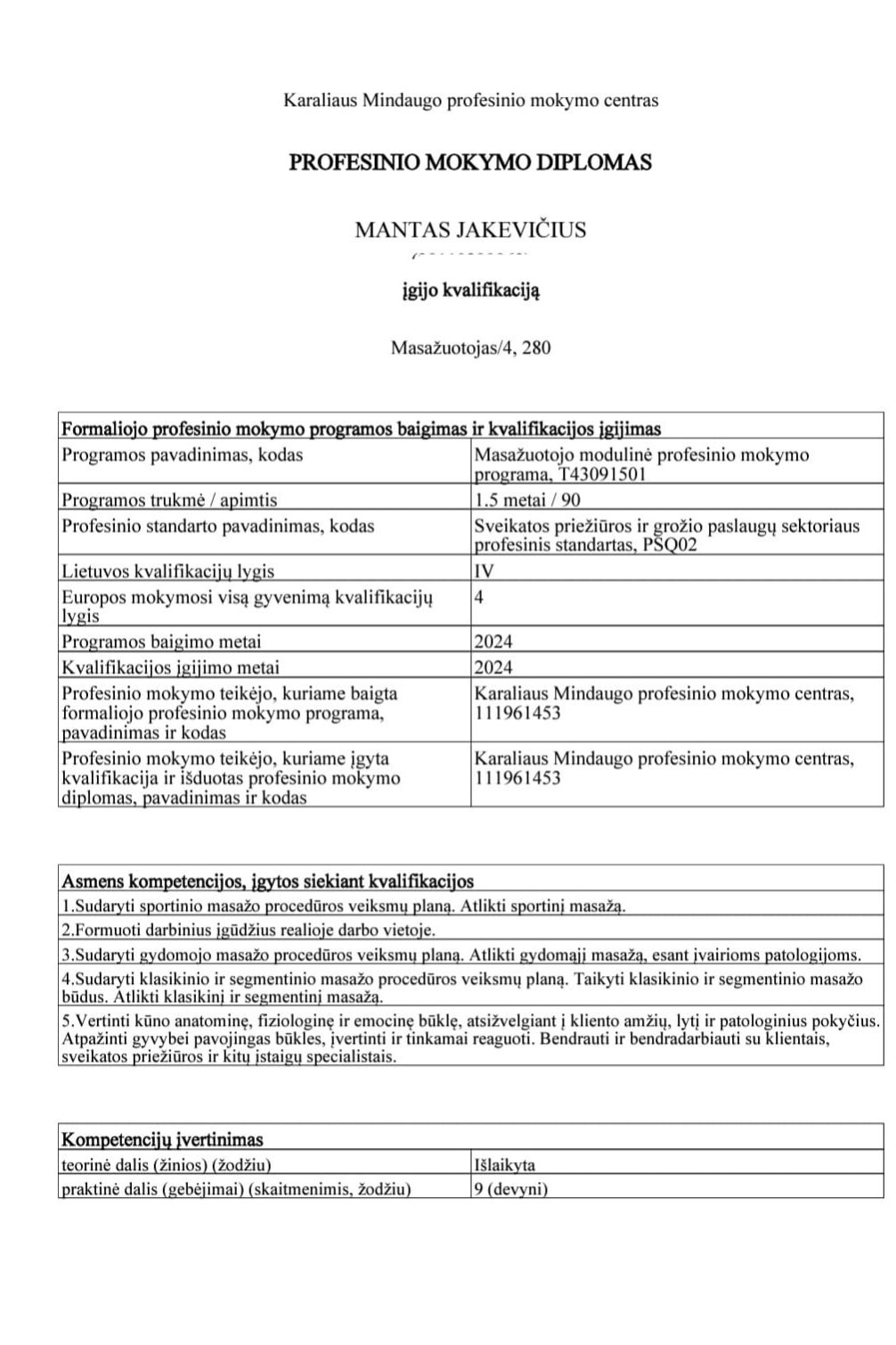 Apie mus 14 Gydomojo masažo specialistas Šiauliuose